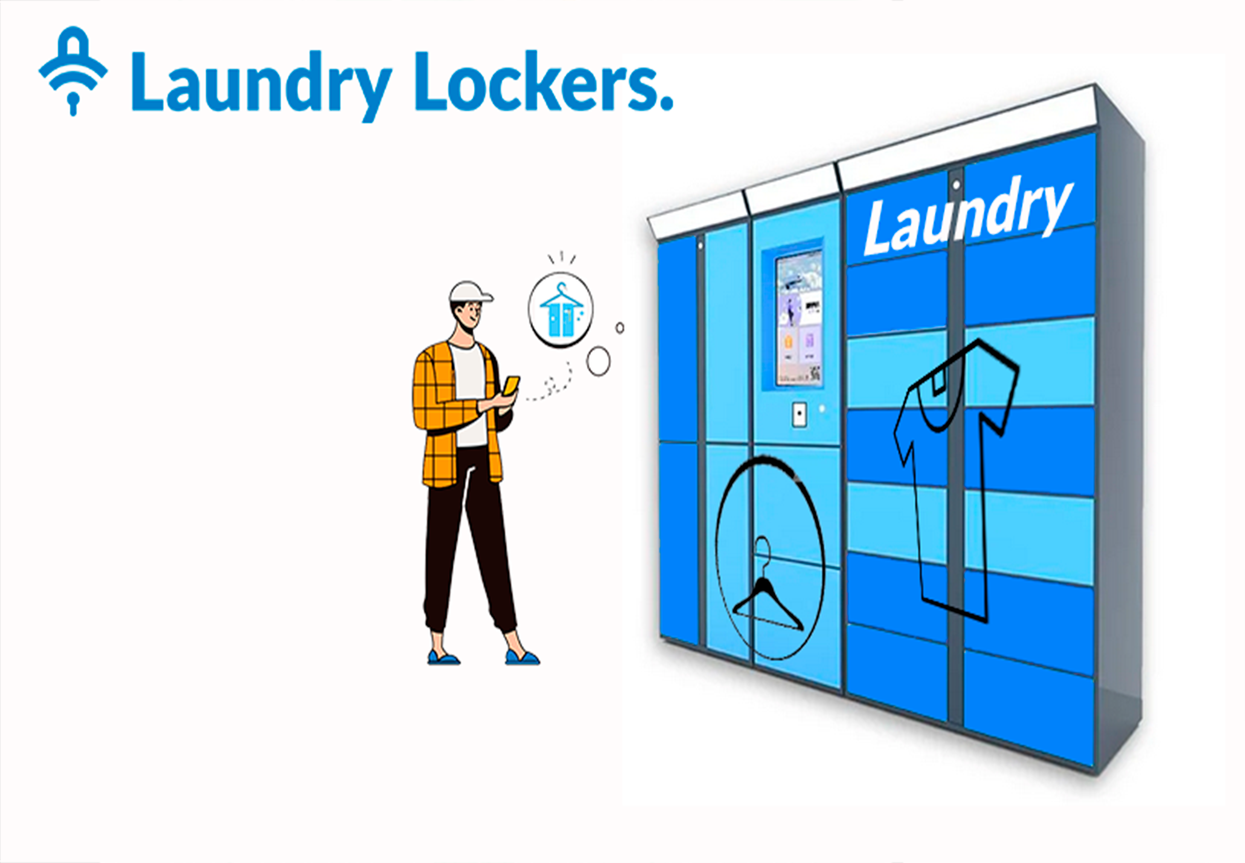 Locker to optimize laundry logistics