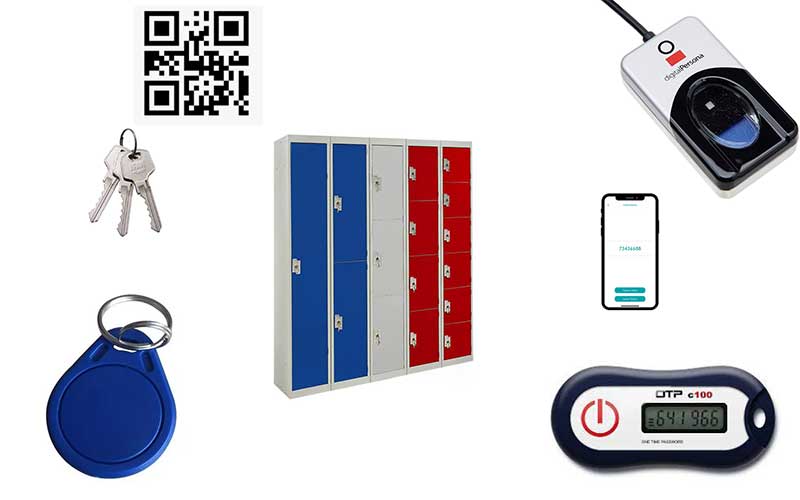 locker opening systems RFID code QR key token